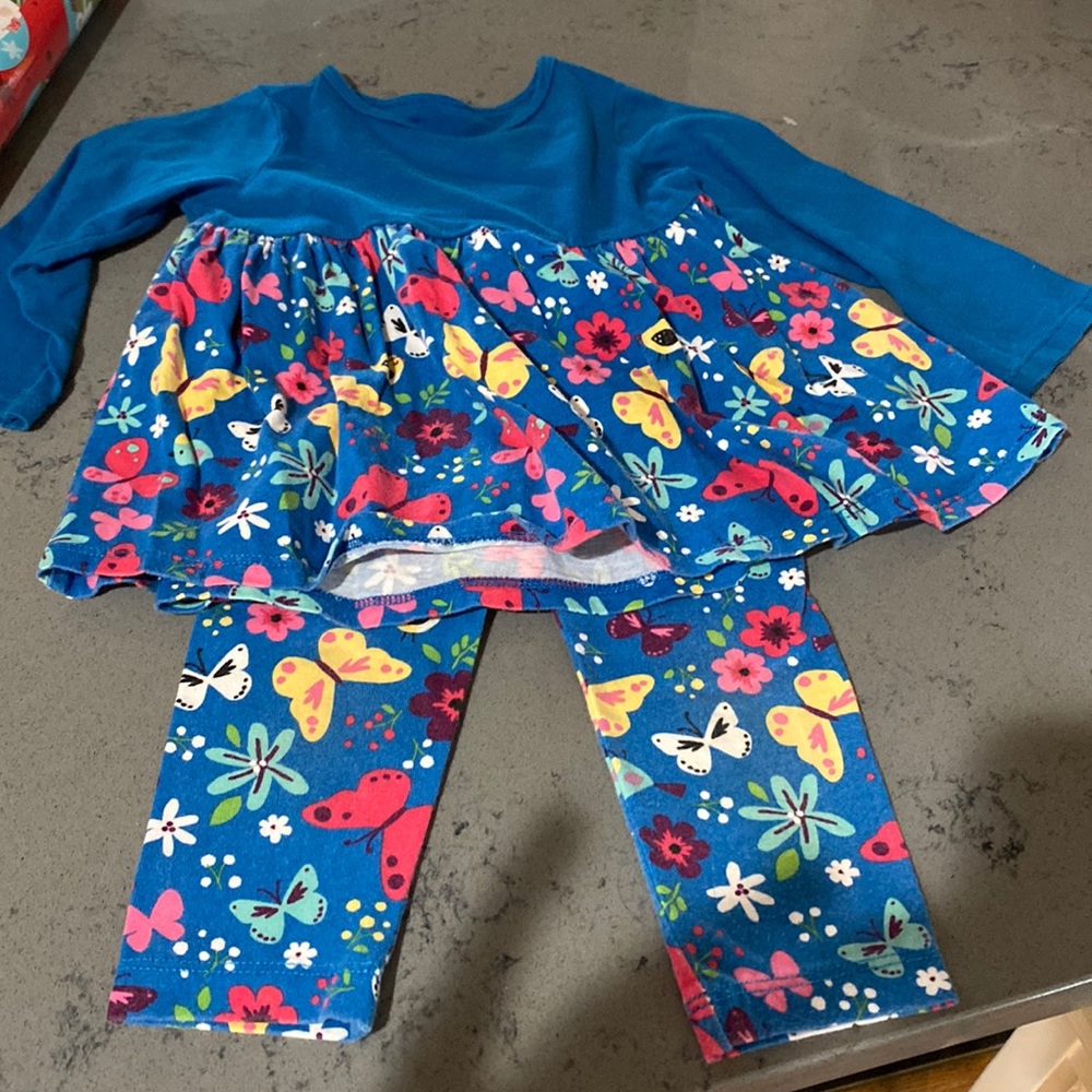 Long sleeve and full length pants set